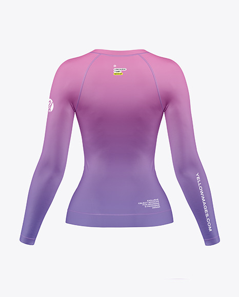 Long Sleeve Compression T-Shirt Mockup