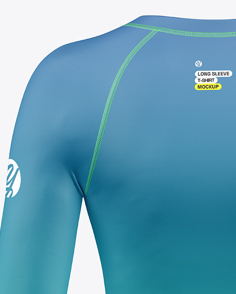 Long Sleeve Compression T-Shirt Mockup