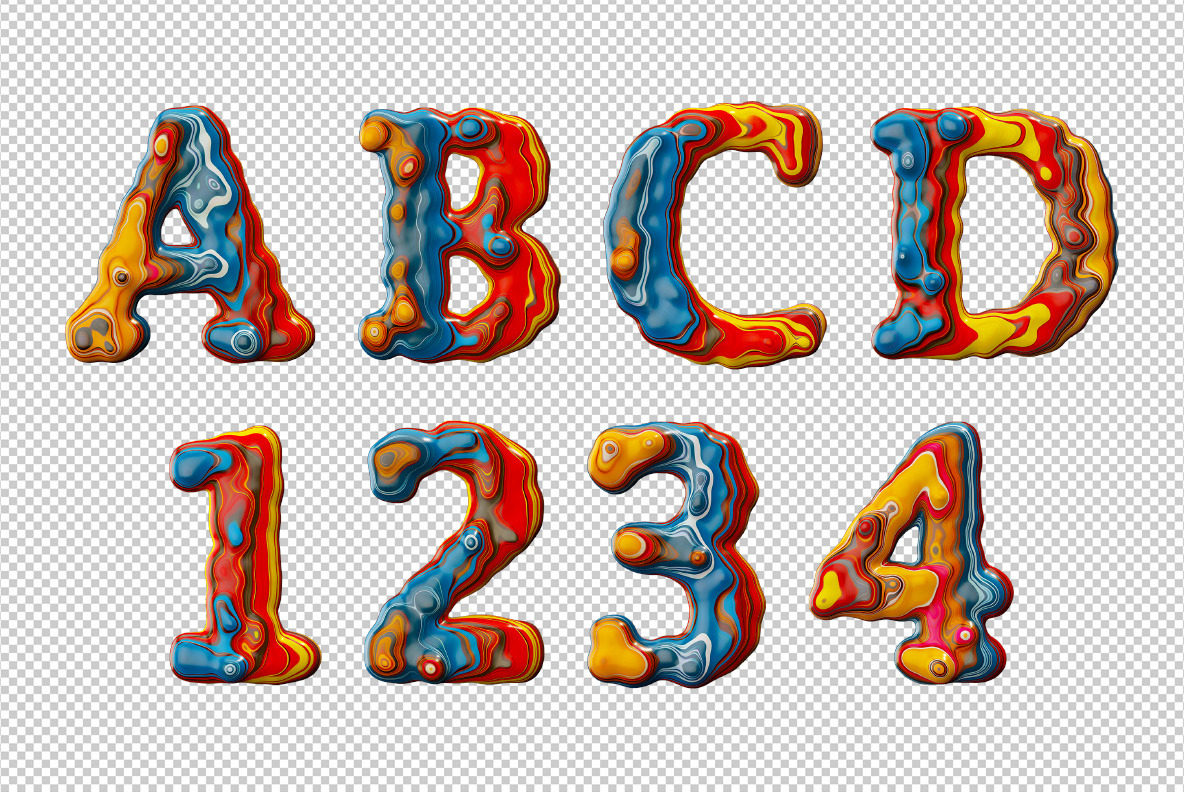 Paint Melt Font