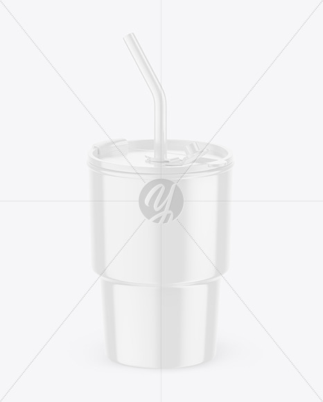 Glossy Thermo Cup Mockup