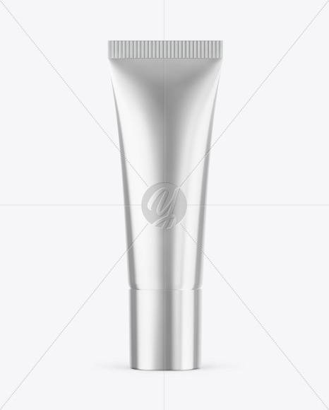 Metallic Cosmetic Tube Mockup