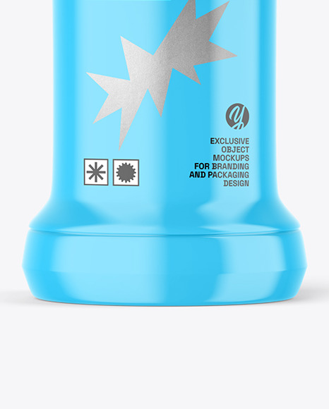 Glossy Juice Bottle Mockup