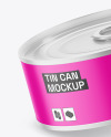 Matte Tin Can Mockup