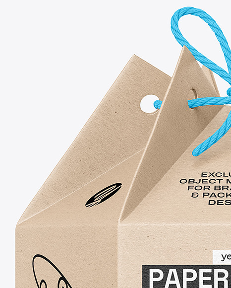 Kraft Paper Folding Box Mockup