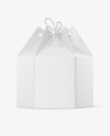 Paper Box w/ Rope Mockup