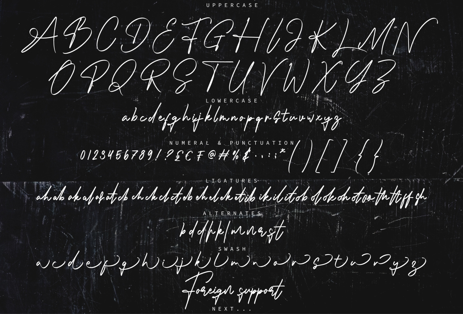 Pictures Signature - Signature font style