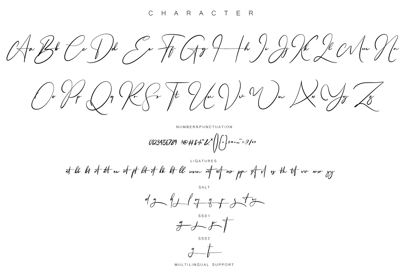 Mangollia - A style signature font