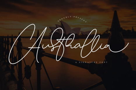 Australlia - A signature font - Business identity