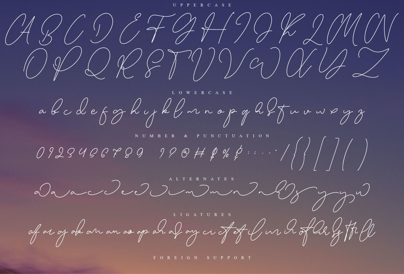 Australlia - A signature font