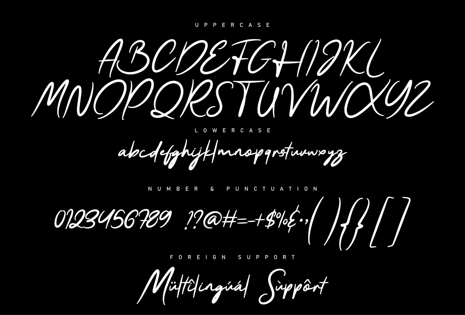 Bufallo - Handwritten font script