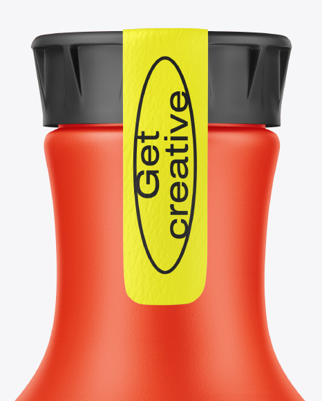 Matte Juice Bottle Mockup