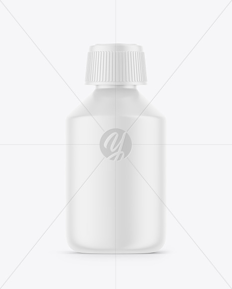 Matte Syrup Bottle Mockup Matte Syrup Bottle Mockup