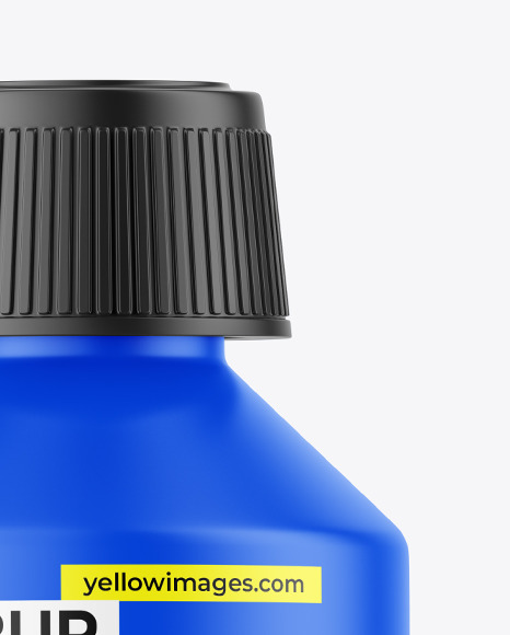 Matte Syrup Bottle Mockup Matte Syrup Bottle Mockup