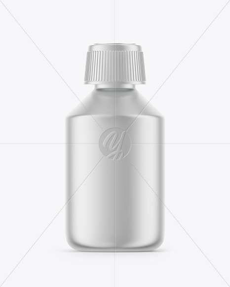 Metallized Syrup Bottle Mockup