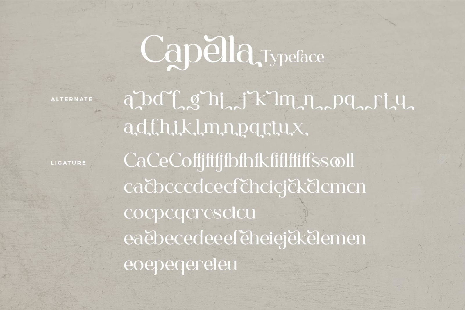 Capella Font Capella Font