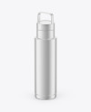 Metallized Thermos Bottle Mockup