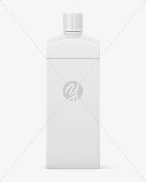 Matte Plastic Bottle Mockup