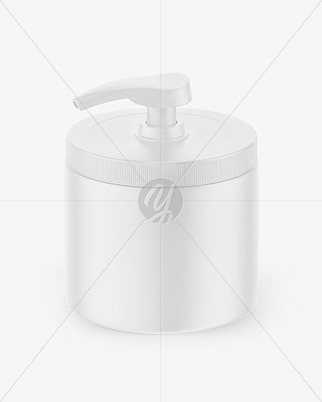 Matte Liquid Soap Bottle Mockup