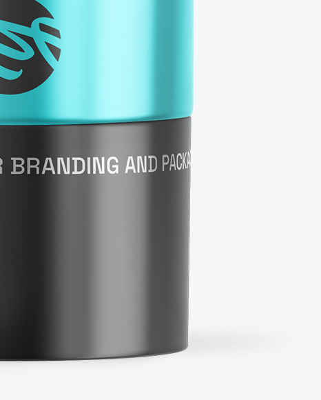 Metallic Cosmetic Tube Mockup