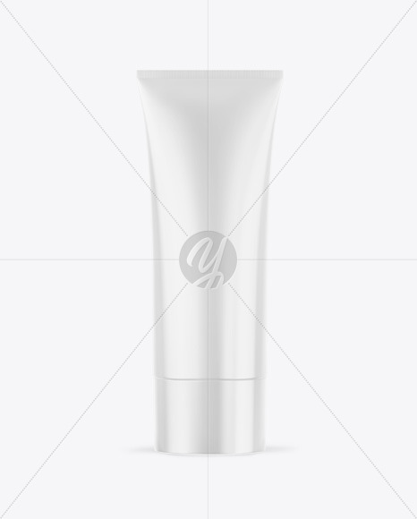 Glossy Cosmetic Tube Mockup