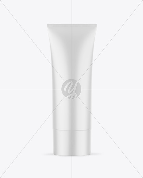 Matte Cosmetic Tube Mockup