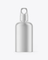 Metallized Thermos Bottle Mockup