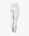 V-Waist Leggings Mockup - Half Side View