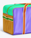 Training Bag Mockup - Front Half Side View