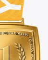 Golden Medal Mockup