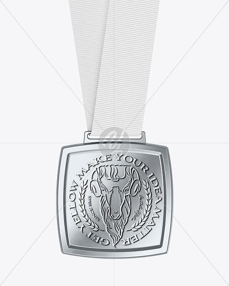 Silver Medal Mockup