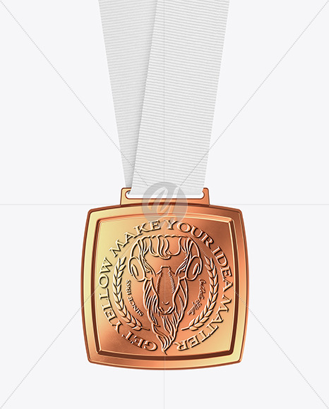 Bronze Medal Mockup