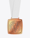 Bronze Medal Mockup