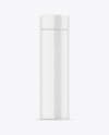 Glossy Thermos Bottle Mockup