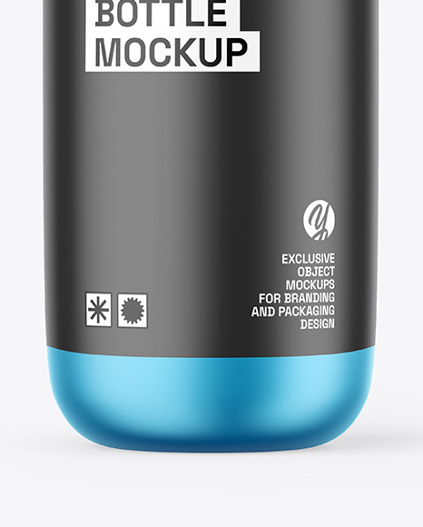 Metallized Dropper Bottle Mockup