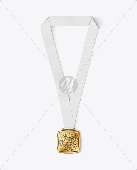 Golden Medal Mockup