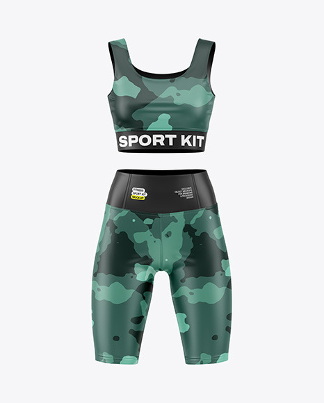 Women's Fitness Kit Mockup