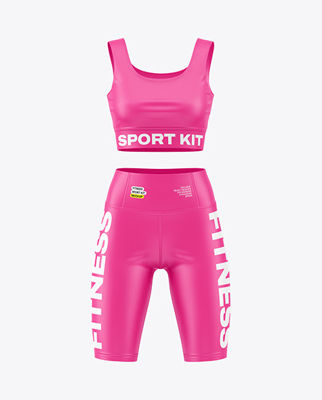 Women's Fitness Kit Mockup