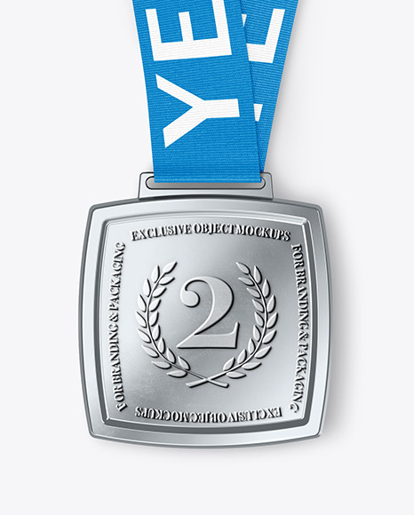 Silver Medal Mockup