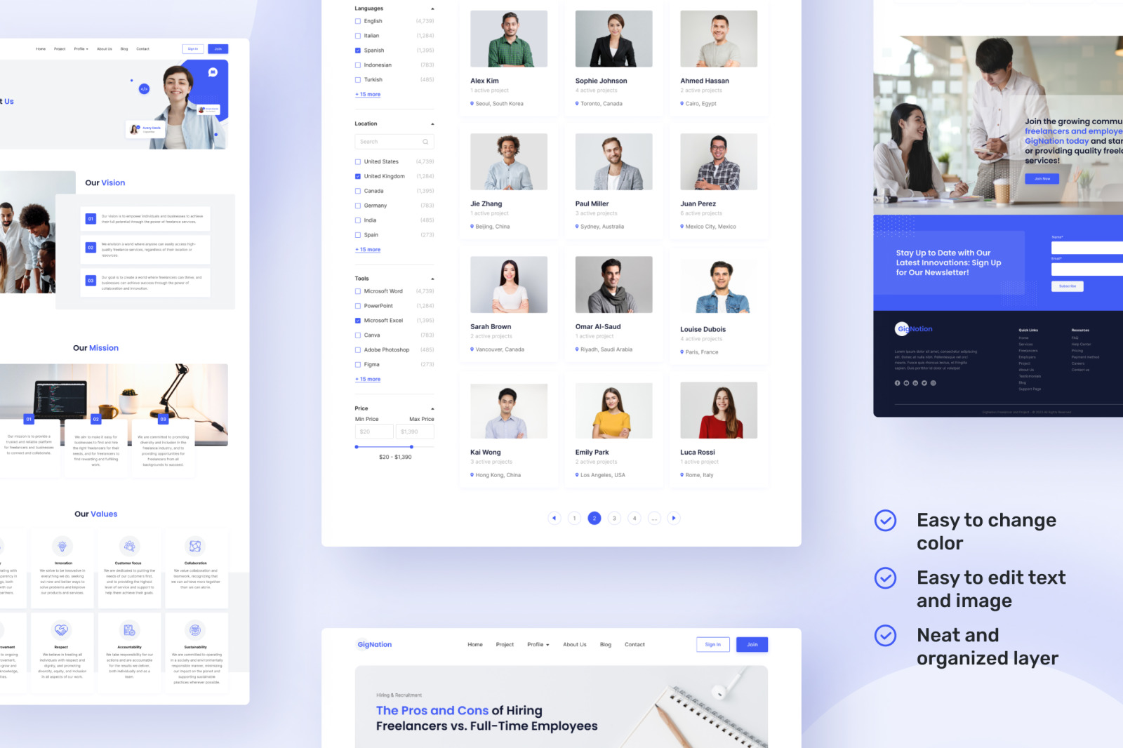 Gignation – white clean freelancer and project marketplace Gignation – white clean freelancer and project marketplace