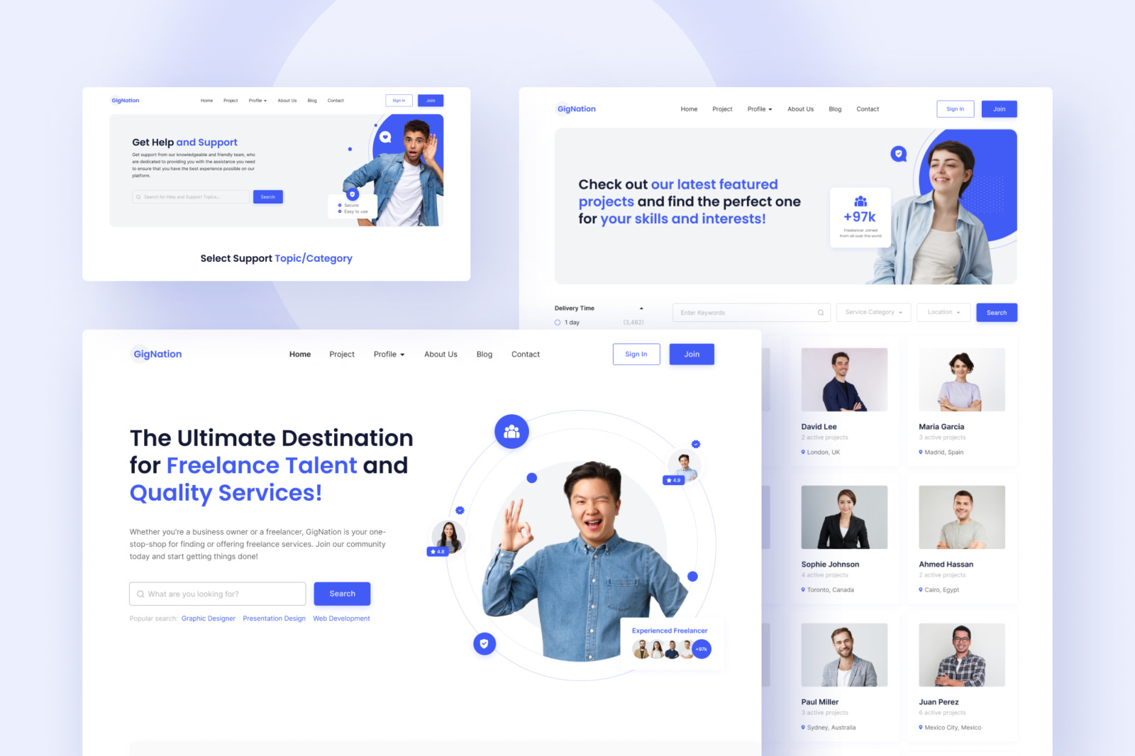 Gignation – white clean freelancer and project marketplace Gignation – white clean freelancer and project marketplace