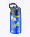 Matte Thermos Bottle Mockup