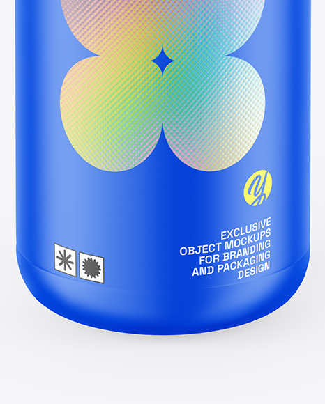 Matte Sport Bottle Mockup