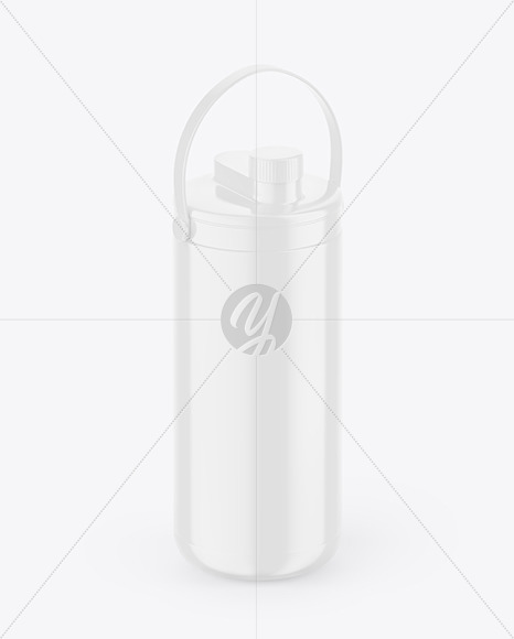 Glossy Sport Bottle Mockup