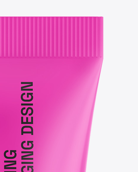 Glossy Cosmetic Tube Mockup