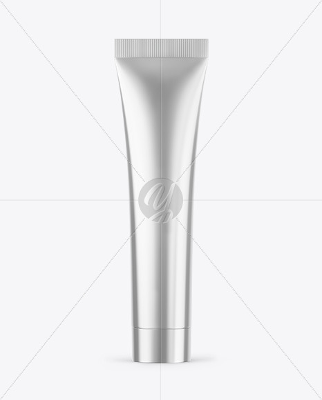 Metallic Cosmetic Tube Mockup