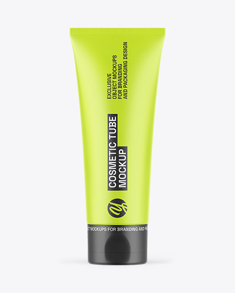 Matte Cosmetic Tube Mockup - Toothpaste tube mockup