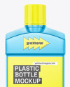 Metallized Plastic Bottle Mockup