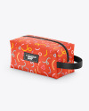 Cosmetic Bag with Zipper Mockup