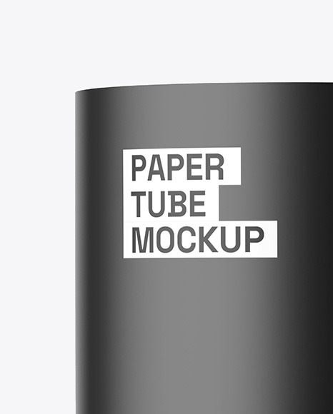 Matte Paper Tube Mockup