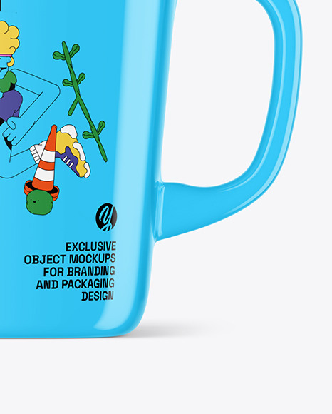 Glossy Mug Mockup